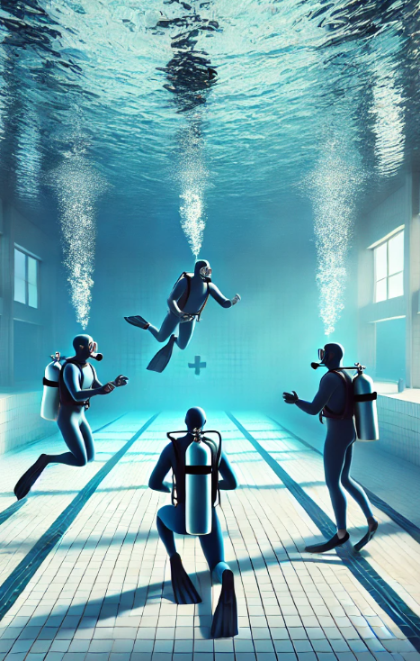 Zwembadtrainingen bij Duikvereniging Moby Divers Rotterdam