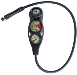 Scubapro 3-Gauge Console Manometer, Dieptemeter & Kompas