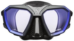 Scubapro D-Masker Blauw/Zwart Skirt Size S