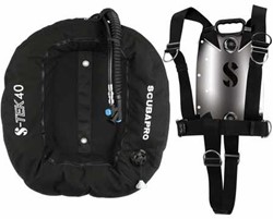 Scubapro S-Tek Pure Tek 40 Set (Drijfvermogen 18Kg)