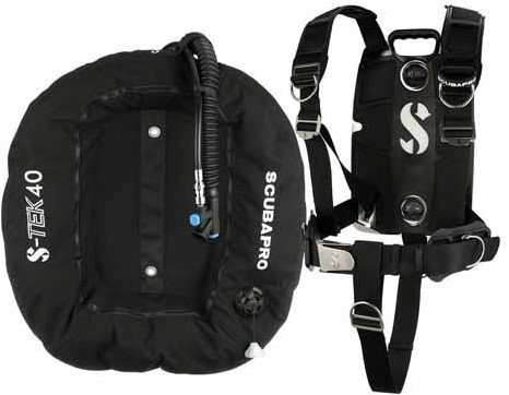 Scubapro S-Tek Pro Tek 40 Set (Drijfvermogen 18KG)