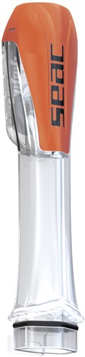 Seac Sub Snorkel voor Full Face Snorkelmasker Transparant/Oranje