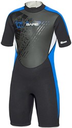 Bare 2mm Manta Shorty Blue – kids