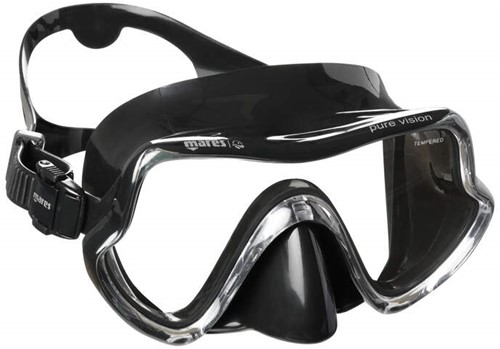 Mares Masker Pure Vision Zwart