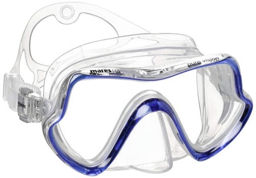Mares Masker Pure Vision Blauw