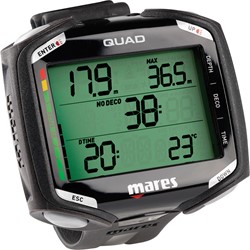 Mares Duikcomputer Quad Zwart