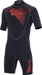 Bare 2mm Sport Shorty Rood - Man
