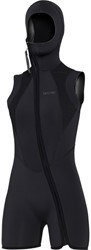 Bare 7mm Nixie S-Flex Step-In Hooded Vest Black - Dames
