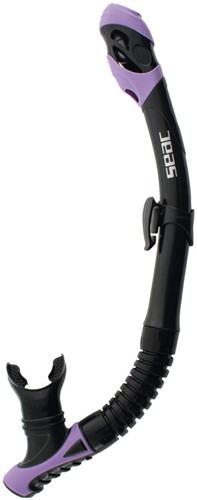 Seac Sub Snorkel Reverse Dry Zwart/Lila