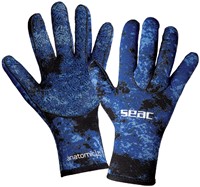 Seac Sub Handschoenen Anatomic Camo Blauw 3,5mm-2