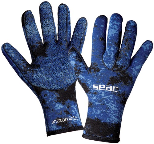 Seac Sub Handschoenen Anatomic Camo Blauw 3,5mm-2