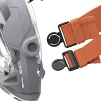 Seac Sub Full Face Snorkelmasker Libera Blauw/Oranje-2