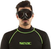 Seac Sub Masker Cover Zwart/Rood-3