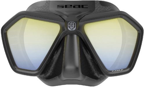 Seac Sub Masker Eagle Zwart/ UV -2