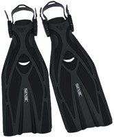 Seac Sub Buitenvinnen F1 Zwart - S/M-2