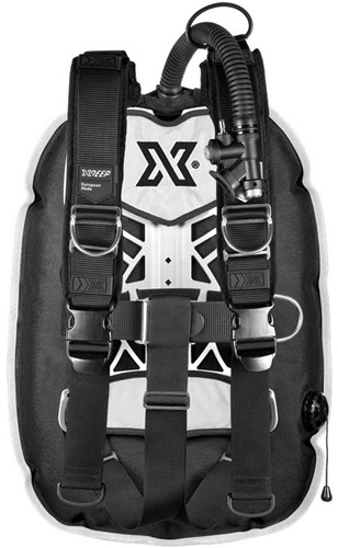 XDEEP Ghost Set Deluxe NX series Ultralight Wit Large backplate, M (2x 3kg) loodpockets