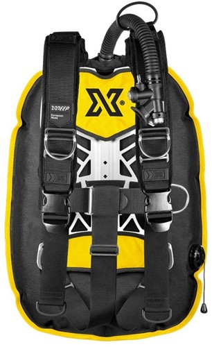 XDEEP Ghost Set Deluxe NX series Ultralight Geel Large backplate, geen loodpockets