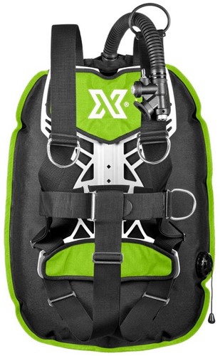 XDEEP Ghost Set Standard NX series Ultralight Lime Large backplate, geen loodpockets