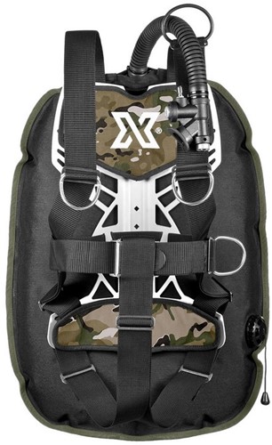XDEEP Ghost Set Standard NX series Ultralight Camo Large backplate, geen loodpockets