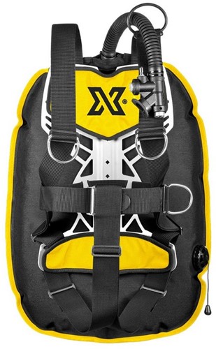 XDEEP Ghost Set Standard NX series Ultralight Geel Large backplate, S (2x 2kg) loodpockets