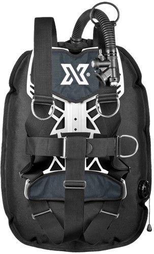 XDEEP Ghost Set Standard NX series Ultralight Donkergrijs Small backplate, M (2x 3kg) loodpockets