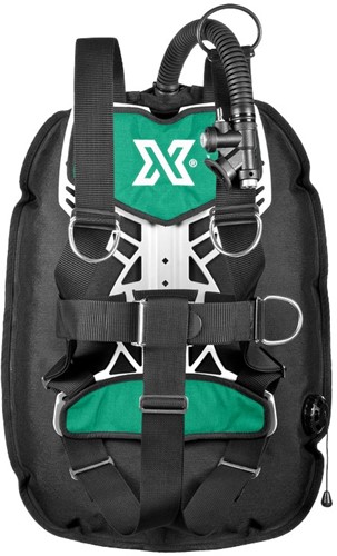 XDEEP Ghost Set Standard NX series Ultralight Groen Large backplate, geen loodpockets