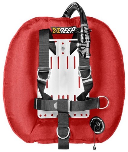 Hydros 40 DIR Set Rood met Aluminium backplate