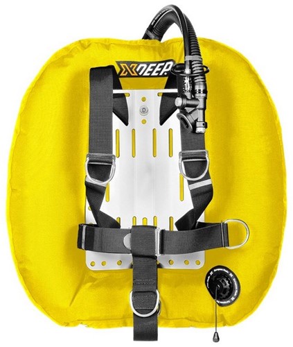 Hydros 40 DIR Set Geel met Aluminium backplate