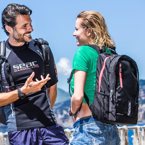 Seac Sub Backpack Kuf Black/Red-3