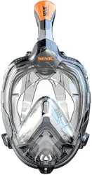 Seac Sub Full Face Snorkelmasker Libera Zwart/Oranje S/M