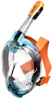 Seac Sub Full Face Snorkelmasker Libera  XS/S 8+  Blauw/Oranje