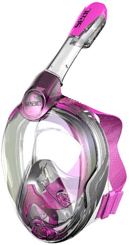 Seac Sub Full Face Snorkelmasker Magica Junior Zwart/Roze