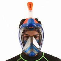 Seac Sub Full Face Snorkelmasker Magica S/M Blauw/Oranje-2