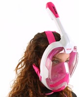 Seac Sub Full Face Snorkelmasker Magica S/M Wit/Roze-2