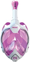 Seac Sub Full Face Snorkelmasker Fun Wit/Roze XS/S-2