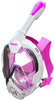 Seac Sub Full Face Snorkelmasker Fun Wit/Roze XS/S
