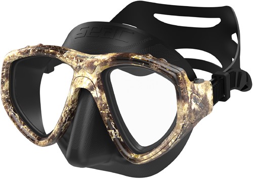 Seac Sub Masker One Zwart/Camo bruin
