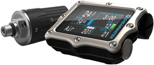 Shearwater Perdix 2 Ti Zilver + Swift Combo