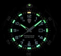 Protek Series 1000 Carbon Dive Zwart met oranje en zwarte band-2