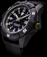 Protek Series 1000 Carbon Dive Zwart met groen en zwarte band-3