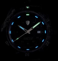 Protek Series 1000 Carbon Dive Zwart met groen en groene band-2