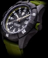 Protek Series 1000 Carbon Dive Zwart met groen en groene band-3