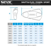 Seac Sub Vinnen Shuttle Sport Zwart/Blauw-3
