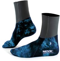 Seac Sub Seal Skin Camo Blauw Sokken 3MM 