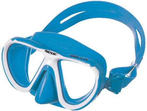 Seac Sub Snorkelset Bis Bella Blauw-2