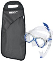 Seac Sub Snorkelset Bis Elba Junior Blauw-3