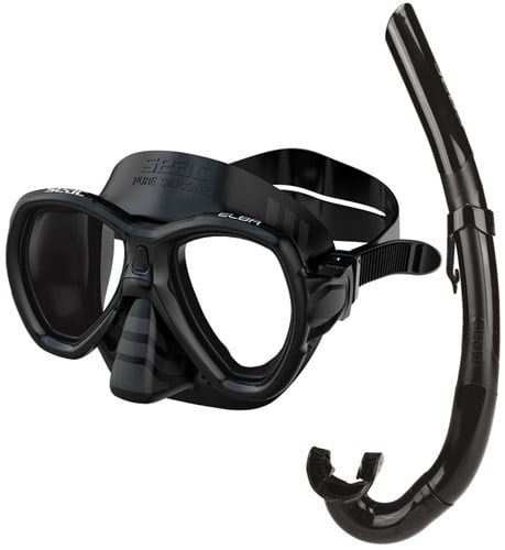 Seac Sub Snorkelset Bis Elba Zwart