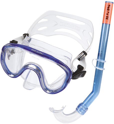Seac Sub Snorkelset Bis Marina Slt Blauw