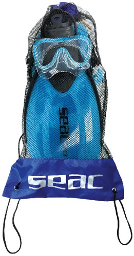 Seac Sub Snorkelset Tris Sprint Dry Blauw 36/38-2
