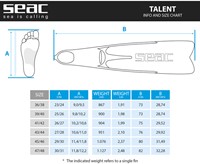 Seac Sub Freedive vinnen Talent Zwart-3